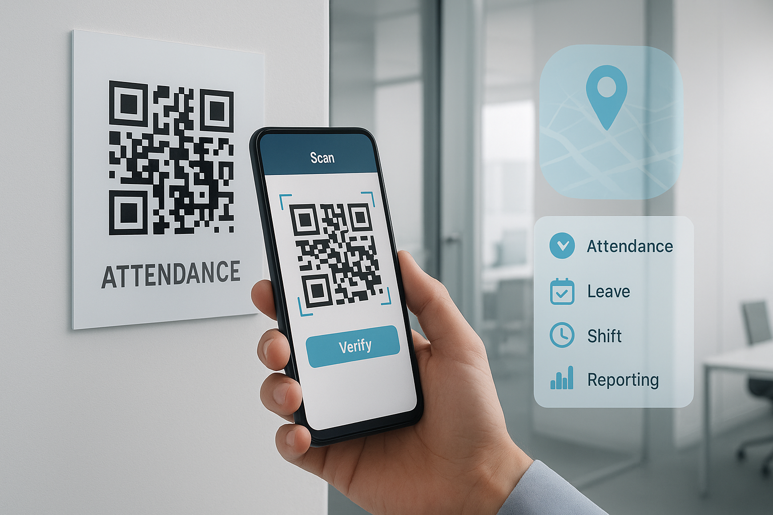 سیستم حضور و غیاب چیست؟ راهنمای جامع حضور و غیاب هوشمند از QR و GPS تا SaaS و مدیریت منابع انسانی